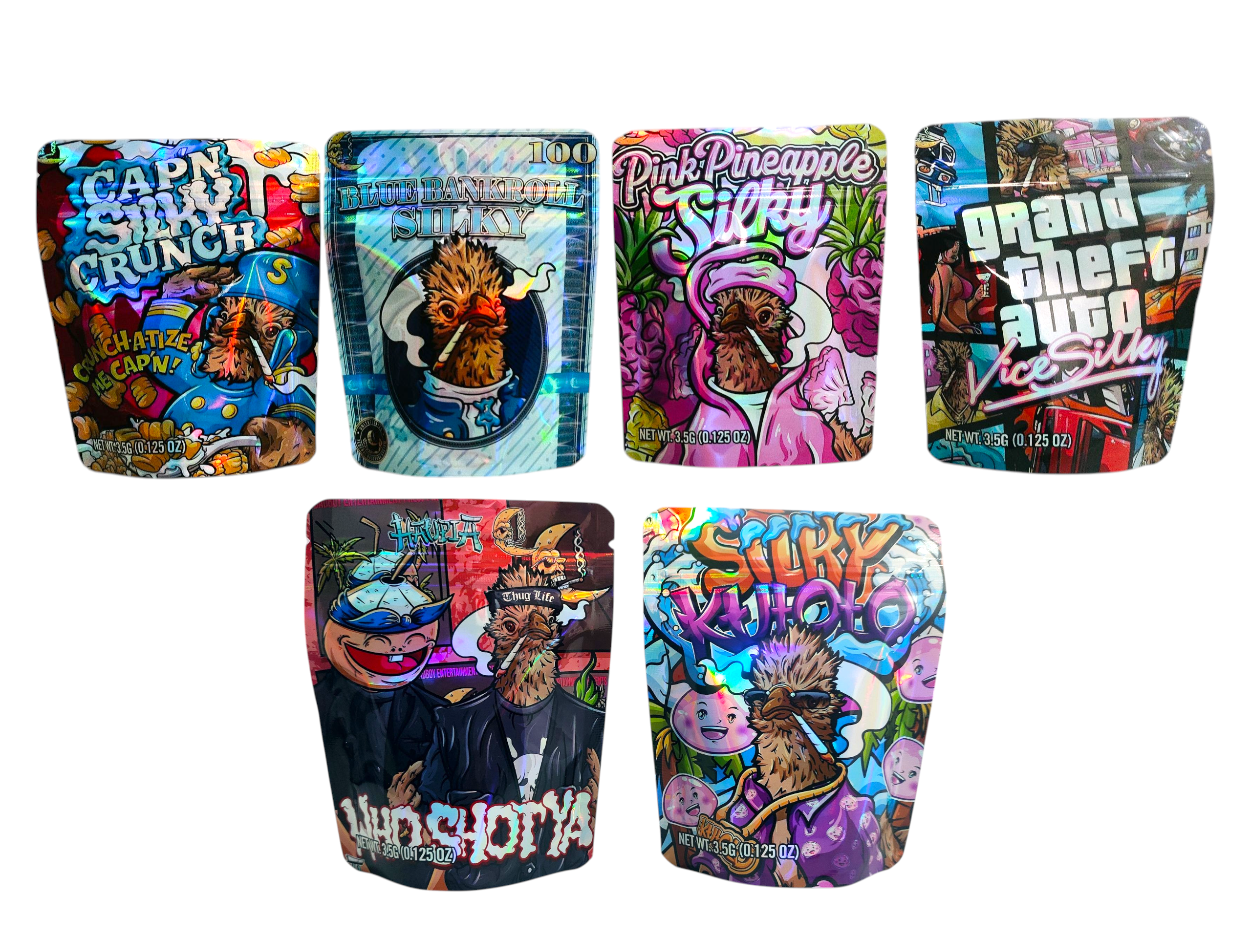 40 BOLSAS HERMETICAS GALLO LOCO GTA 6 MIX