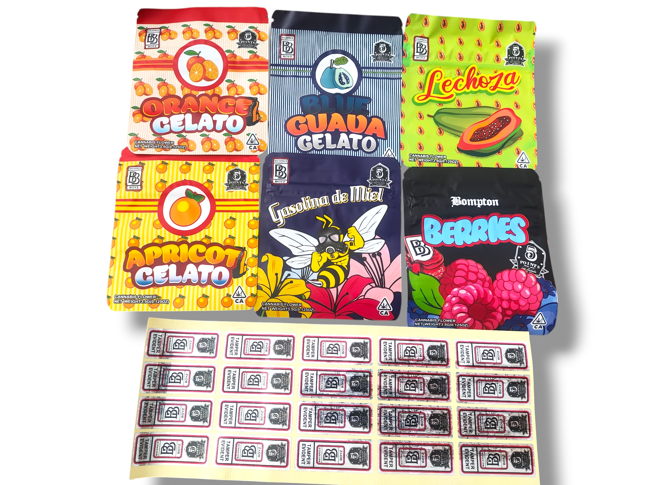 40 BOLSAS HERMÉTICAS BACKPACK 6 MIX
